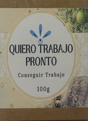 JABON QUIERO TRABAJO PRONTO