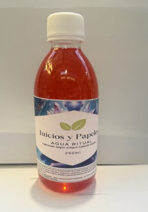 AGUA RITUAL JUICIOS Y PAPELES